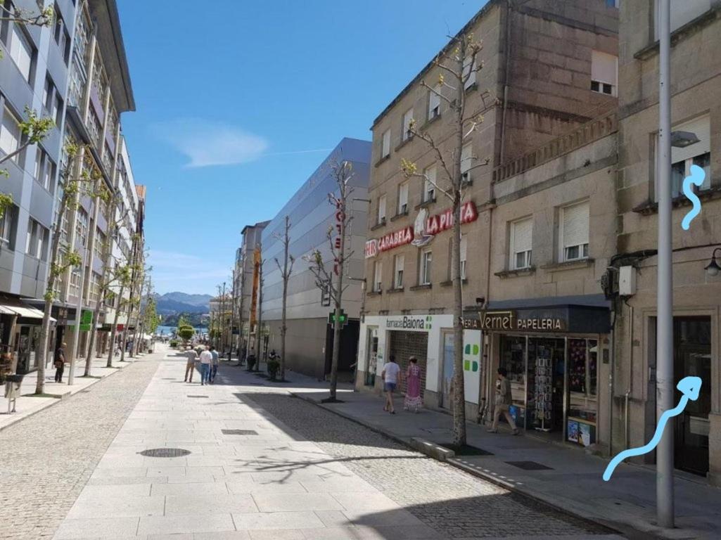 Apartamento Baiona Centro Al Lado Parador Y Playa Экстерьер фото