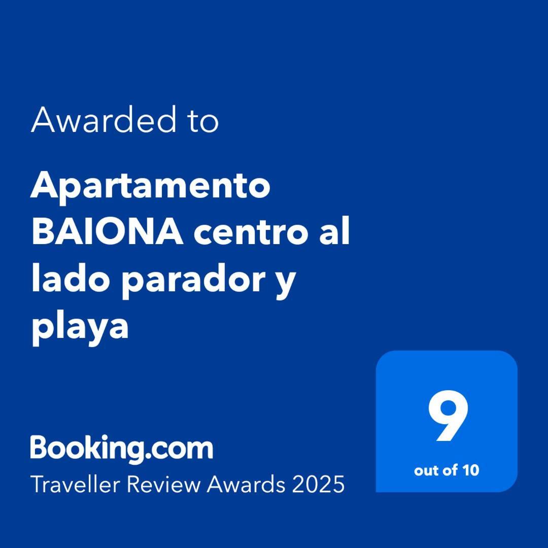 Apartamento Baiona Centro Al Lado Parador Y Playa Экстерьер фото